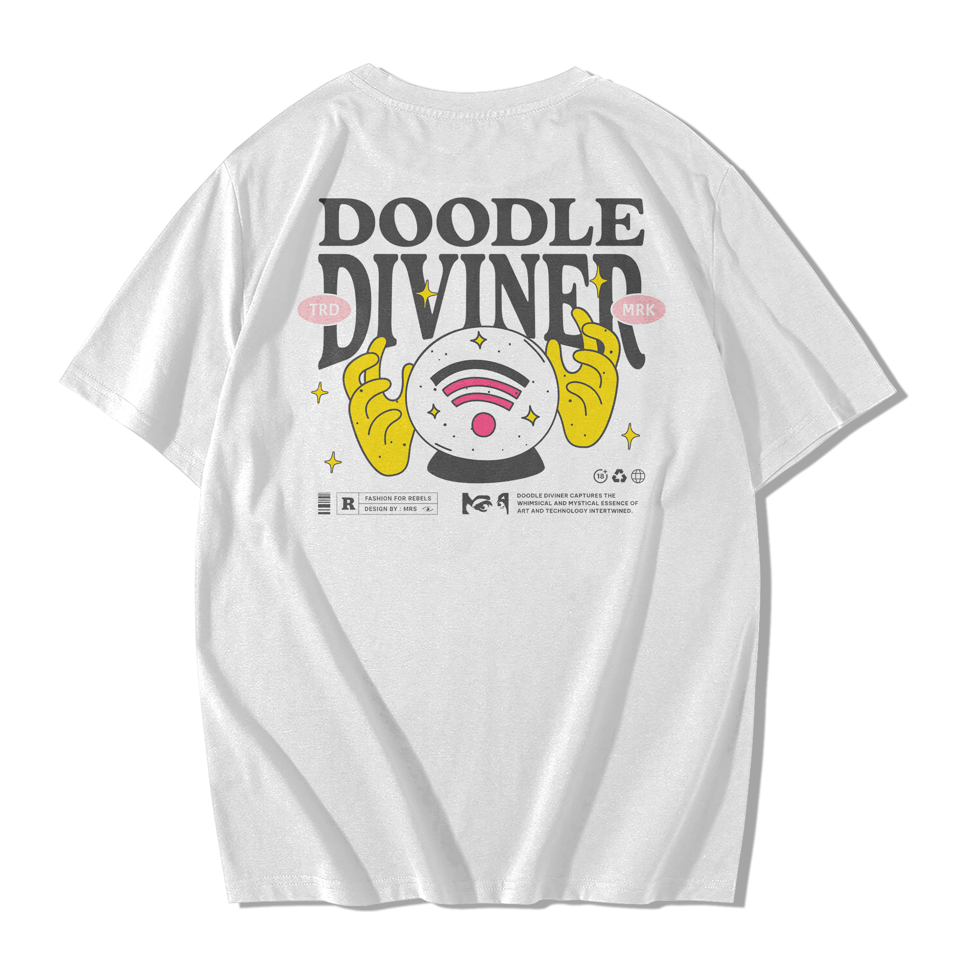Alfaq Doodle Diviner Oversized T-Shirt